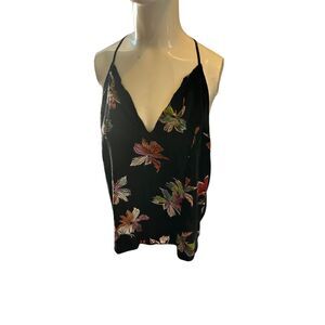 Maeve by Anthropologie Top For Women Spaghetti Strap V Neck SZ 8 Floral